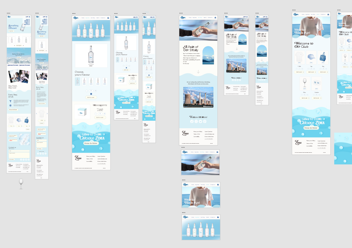 process wireframes